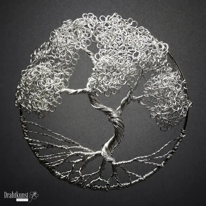 Drahtkunst 3D Drahtbaum Kunst 0419-2411-035 exklusive Weihnachtsgeschenke