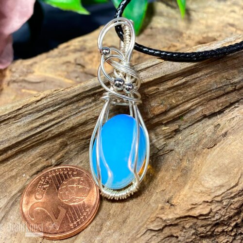 liebevoll handgefertigter Schmuck Anhänger - ein Drahtschmuck Unikat der Drahtkunst Manufaktur