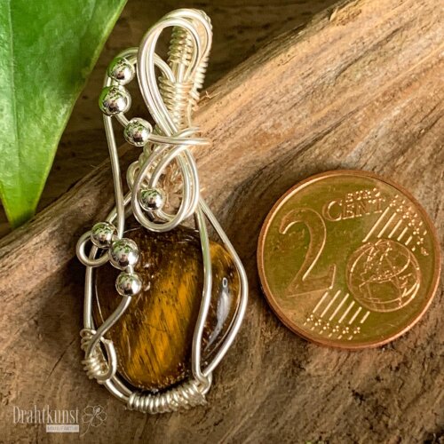 liebevoll handgefertigter Schmuck Anhänger - ein Drahtschmuck Unikat der Drahtkunst Manufaktur