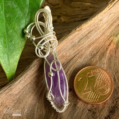 liebevoll handgefertigter Schmuck Anhänger - ein Drahtschmuck Unikat der Drahtkunst Manufaktur