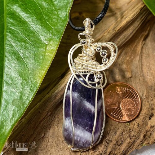 liebevoll handgefertigter Schmuck Anhänger - ein Drahtschmuck Unikat der Drahtkunst Manufaktur