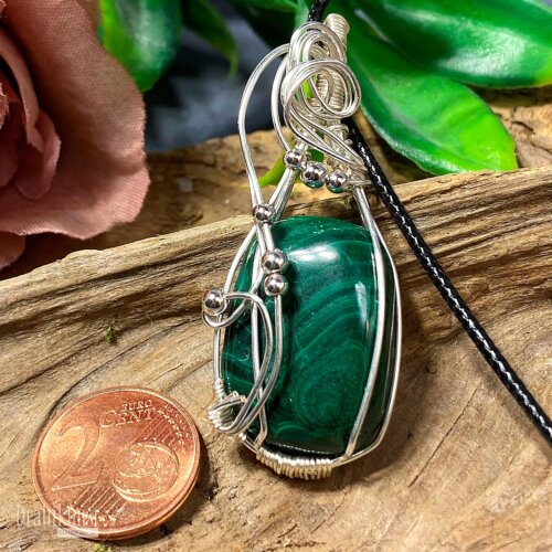 liebevoll handgefertigter Schmuck Anhänger - ein Drahtschmuck Unikat der Drahtkunst Manufaktur