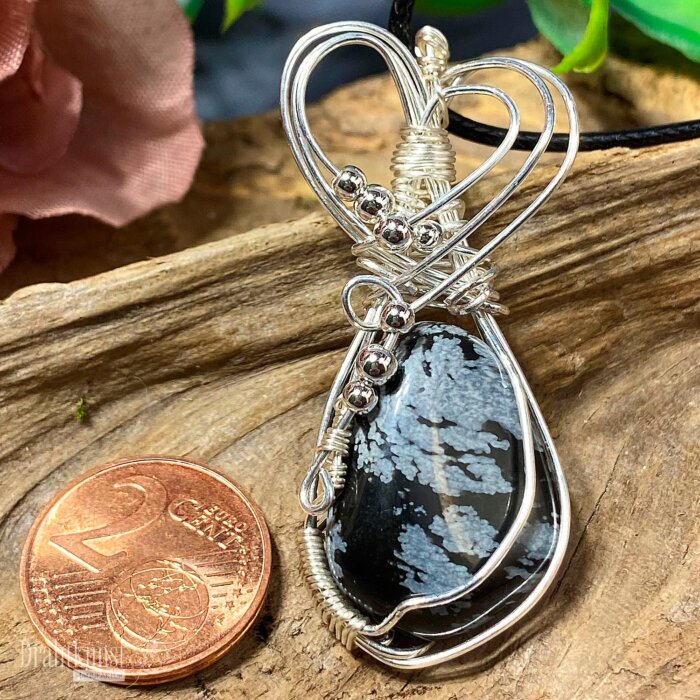 liebevoll handgefertigter Schmuck Anhänger - ein Drahtschmuck Unikat der Drahtkunst Manufaktur