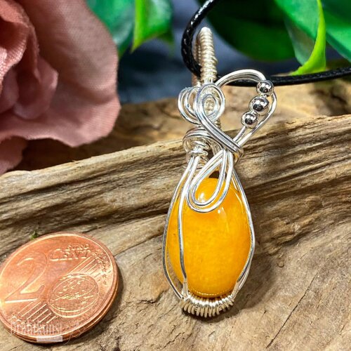 liebevoll handgefertigter Schmuck Anhänger - ein Drahtschmuck Unikat der Drahtkunst Manufaktur