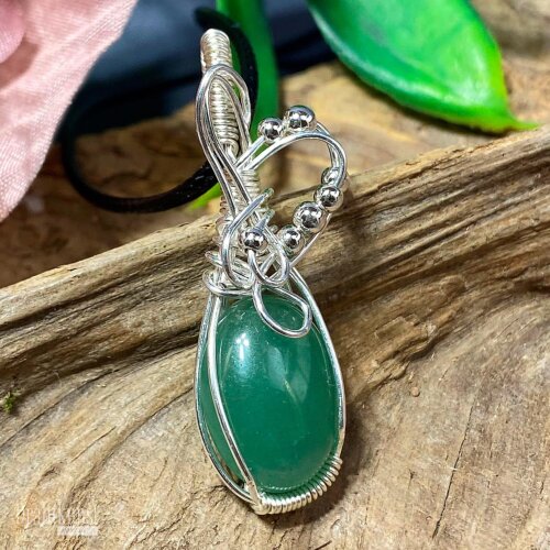 liebevoll handgefertigter Schmuck Anhänger - ein Drahtschmuck Unikat der Drahtkunst Manufaktur