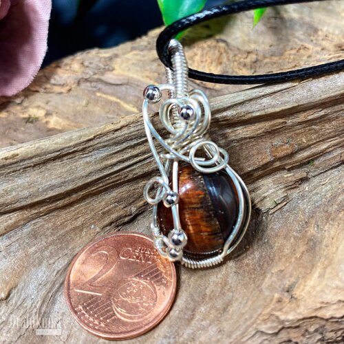 liebevoll handgefertigter Schmuck Anhänger - ein Drahtschmuck Unikat der Drahtkunst Manufaktur