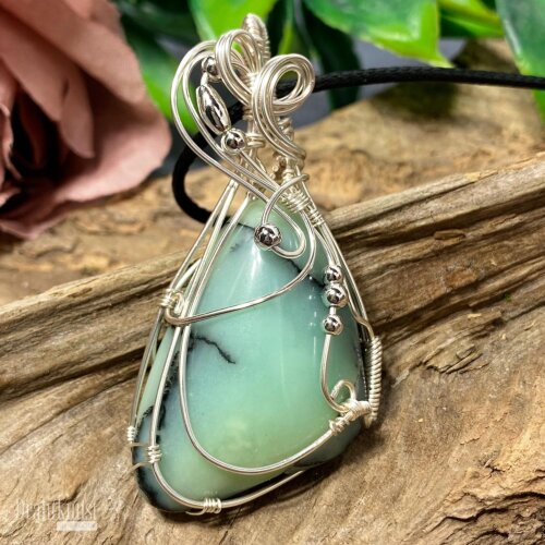 liebevoll handgefertigter Schmuck Anhänger - ein Drahtschmuck Unikat der Drahtkunst Manufaktur