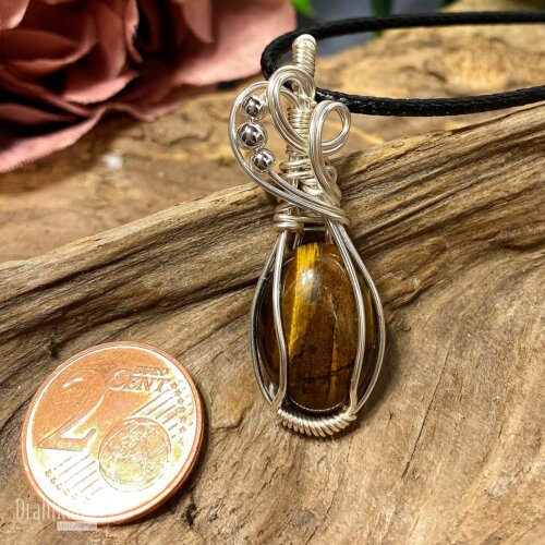 liebevoll handgefertigter Schmuck Anhänger - ein Drahtschmuck Unikat der Drahtkunst Manufaktur