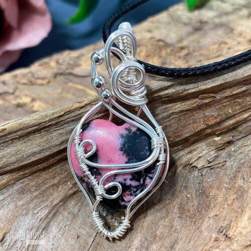 liebevoll handgefertigter Schmuck Anhänger - ein Drahtschmuck Unikat der Drahtkunst Manufaktur