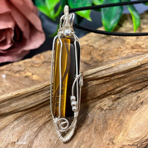 liebevoll handgefertigter Schmuck Anhänger - ein Drahtschmuck Unikat der Drahtkunst Manufaktur