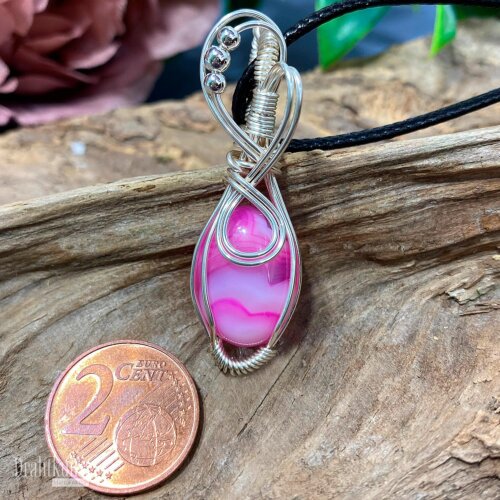 liebevoll handgefertigter Schmuck Anhänger - ein Drahtschmuck Unikat der Drahtkunst Manufaktur