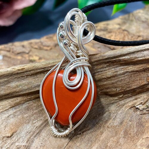 liebevoll handgefertigter Schmuck Anhänger - ein Drahtschmuck Unikat der Drahtkunst Manufaktur