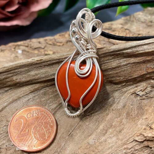 liebevoll handgefertigter Schmuck Anhänger - ein Drahtschmuck Unikat der Drahtkunst Manufaktur
