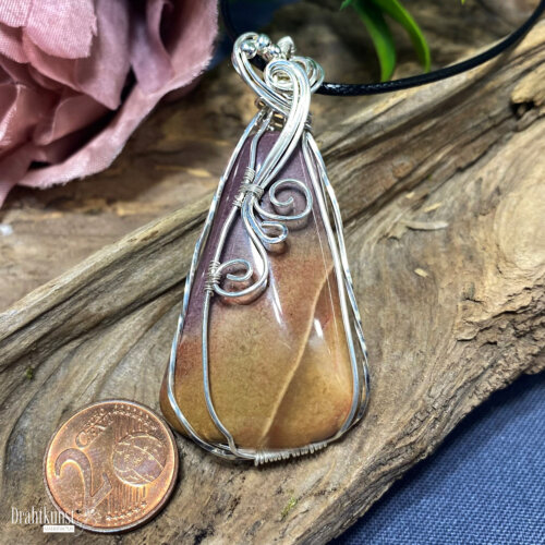 liebevoll handgefertigter Schmuck Anhänger - ein Drahtschmuck Unikat der Drahtkunst Manufaktur