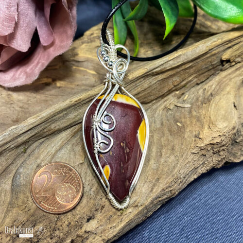 liebevoll handgefertigter Schmuck Anhänger - ein Drahtschmuck Unikat der Drahtkunst Manufaktur