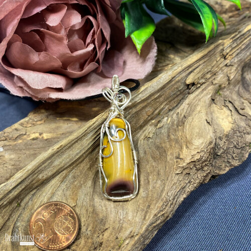 liebevoll handgefertigter Schmuck Anhänger - ein Drahtschmuck Unikat der Drahtkunst Manufaktur