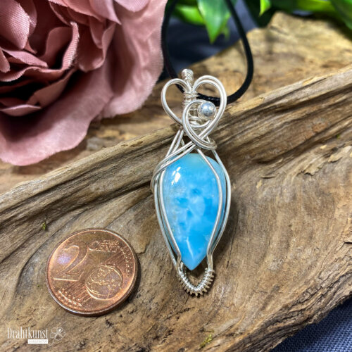 liebevoll handgefertigter Schmuck Anhänger - ein Drahtschmuck Unikat der Drahtkunst Manufaktur