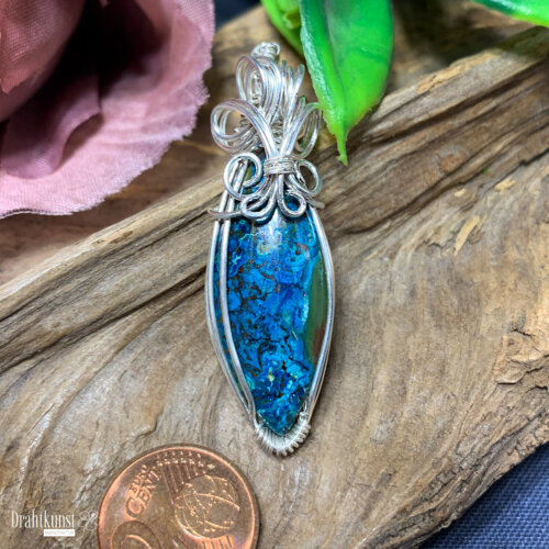 liebevoll handgefertigter Schmuck Anhänger - ein Drahtschmuck Unikat der Drahtkunst Manufaktur