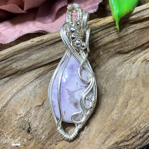 liebevoll handgefertigter Schmuck Anhänger - ein Drahtschmuck Unikat der Drahtkunst Manufaktur