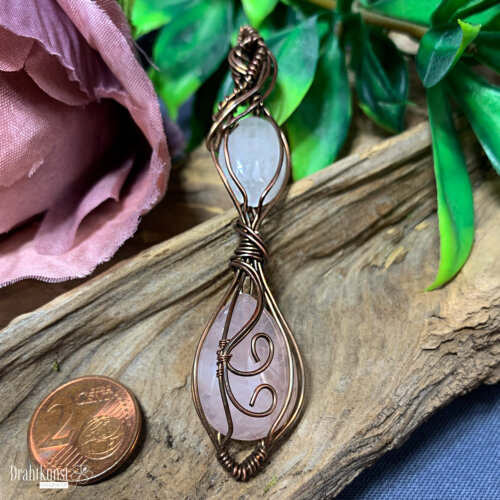 liebevoll handgefertigter Schmuck Anhänger - ein Drahtschmuck Unikat der Drahtkunst Manufaktur