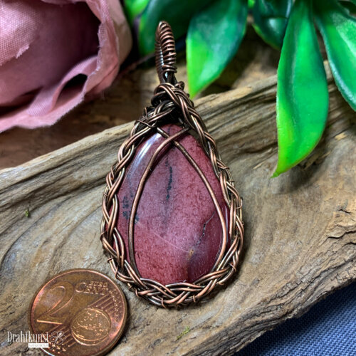 liebevoll handgefertigter Schmuck Anhänger - ein Drahtschmuck Unikat der Drahtkunst Manufaktur