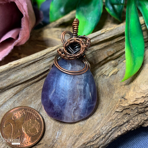 liebevoll handgefertigter Schmuck Anhänger - ein Drahtschmuck Unikat der Drahtkunst Manufaktur