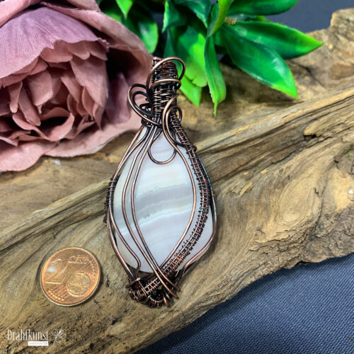 liebevoll handgefertigter Schmuck Anhänger - ein Drahtschmuck Unikat der Drahtkunst Manufaktur