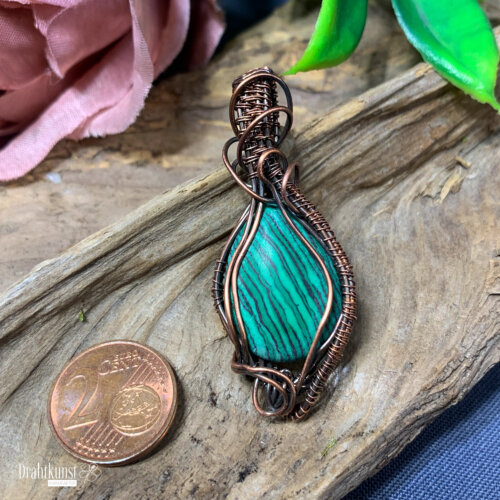 liebevoll handgefertigter Schmuck Anhänger - ein Drahtschmuck Unikat der Drahtkunst Manufaktur