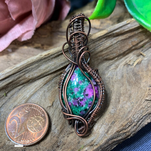 liebevoll handgefertigter Schmuck Anhänger - ein Drahtschmuck Unikat der Drahtkunst Manufaktur