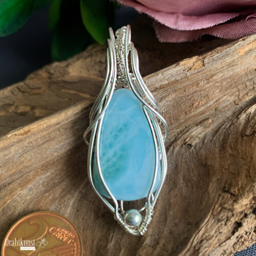 liebevoll handgefertigter Schmuck Anhänger - ein Drahtschmuck Unikat der Drahtkunst Manufaktur