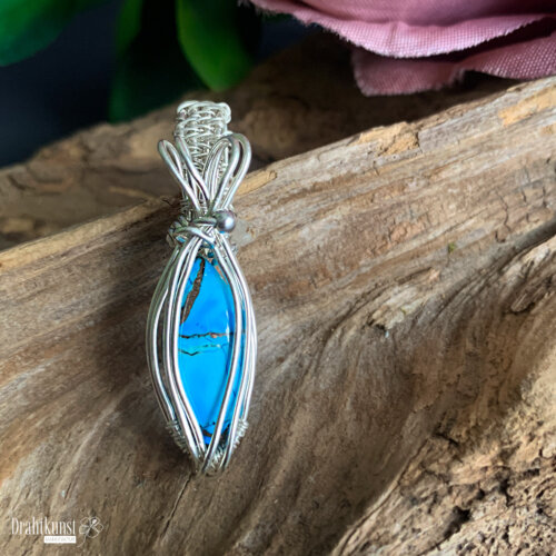 liebevoll handgefertigter Schmuck Anhänger - ein Drahtschmuck Unikat der Drahtkunst Manufaktur